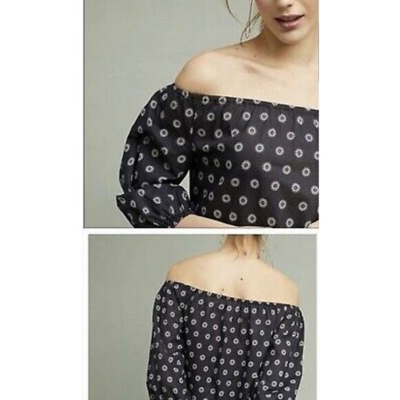 Anthropologie Maeve Maiden Off-The-Shoulder Blouse Size M - Picture 8 of 8